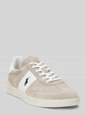 Niskie sneakersy z weluru Polo Ralph Lauren
