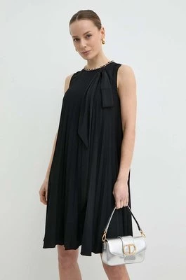Nissa sukienka kolor czarny mini rozkloszowana RC14842