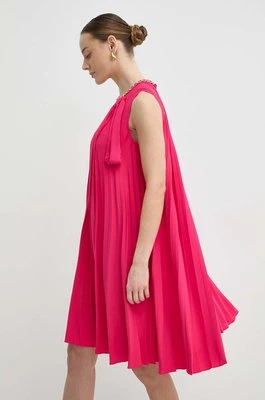 Nissa sukienka kolor różowy mini rozkloszowana RC14842