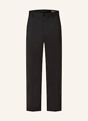 Nn.07 Chinosy Paw Loose Fit schwarz