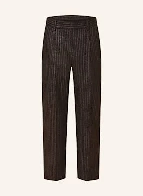 Nn.07 Chinosy Z Flaneli Kay Relaxed Fit braun