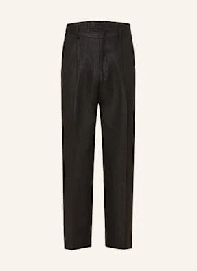 Nn.07 Chinosy Z Lnu Kay Regular Fit schwarz