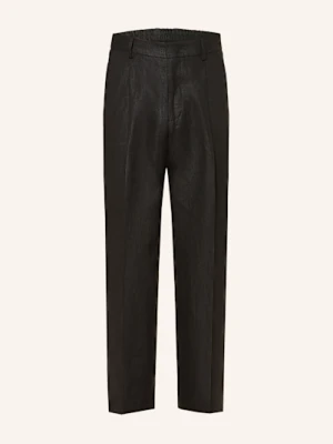 Nn.07 Chinosy Z Lnu Kay Regular Fit schwarz