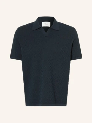 Nn.07 Dzianinowa Koszulka Polo Paul blau