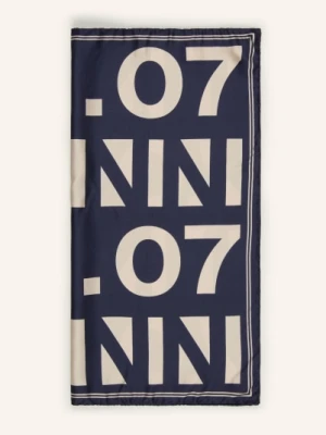Nn.07 Jedwabna Chustka blau