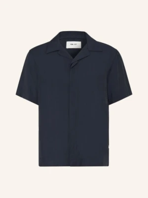 Nn.07 Koszula Z Klapami Hank Relaxed Fit blau GRANATOWY