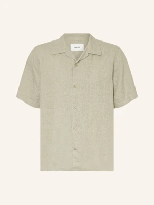 Nn.07 Koszula Z Klapami Julio Relaxed Fit Z Lnu gruen