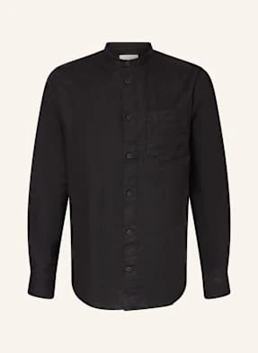 Nn.07 Koszula Z Lnu Miles Regular Fit schwarz