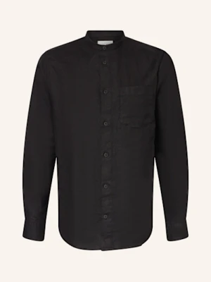 Nn.07 Koszula Z Lnu Miles Regular Fit schwarz