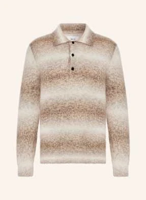 Nn.07 Koszulka Polo Z Dzianiny Alfie Z Alpaki beige