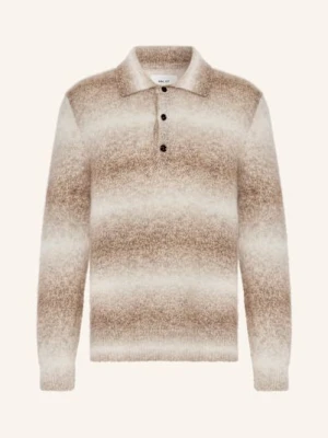 Nn.07 Koszulka Polo Z Dzianiny Alfie Z Alpaki beige