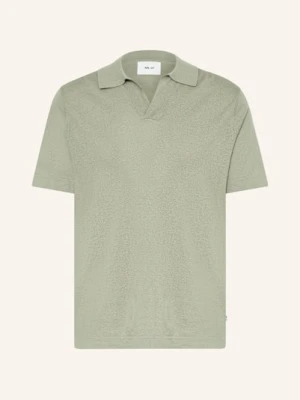 Nn.07 Koszulka Polo Z Dzianiny Ryan Z Lnem gruen