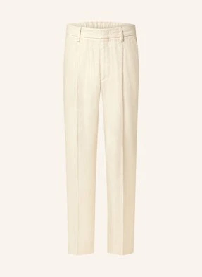 Nn.07 Spodnie Kay 1808 Relaxed Fit Z Lnem weiss
