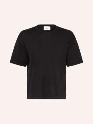 Nn.07 Sweter Z Dzianiny Ryan Z Dodatkiem Lnu schwarz