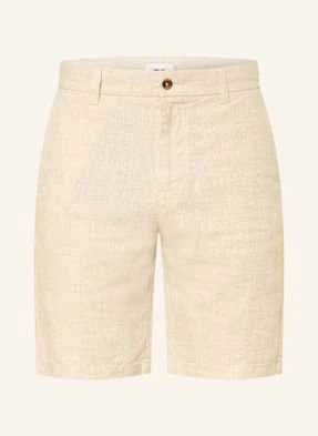 Nn.07 Szorty Straight Fit Z Lnu beige
