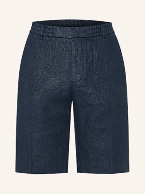 Nn.07 Szorty Z Lnu Billie Regular Fit blau