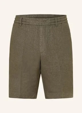Nn.07 Szorty Z Lnu Billie Regular Fit gruen