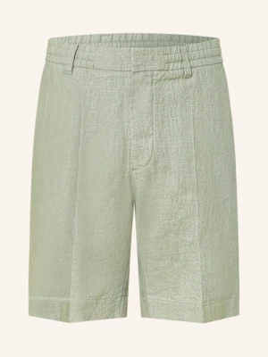 Nn.07 Szorty Z Lnu Billie Regular Fit gruen