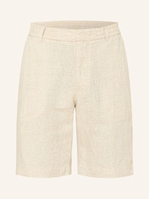 Nn.07 Szorty Z Lnu Billie Regular Fit weiss