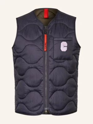 No.1 Como Kamizelka Pikowana Lyss Z Cekinami blau