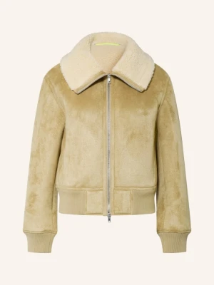 No.1 Como Kurtka Cleveland Z Futerkiem Typu Teddy beige