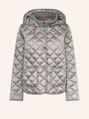 No.1 Como Kurtka Pikowana Quebec Z Odpinanym Kapturem grau