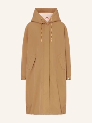 No.1 Como Parka Z Pluszowym Materiałem beige