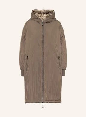 No.1 Como Płaszcz Nora Model Dwustronny beige