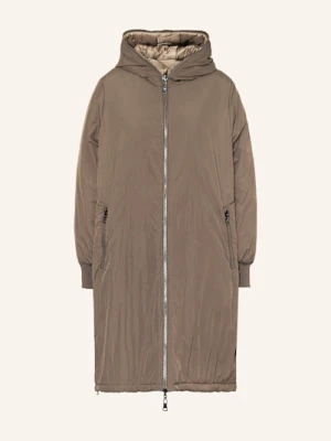 No.1 Como Płaszcz Nora Model Dwustronny beige