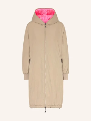 No.1 Como Płaszcz Nora Model Dwustronny beige