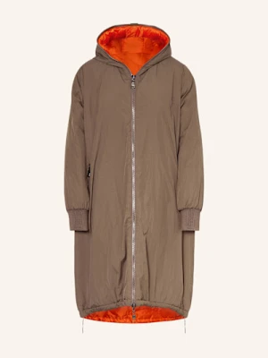 No.1 Como Płaszcz Nora Model Dwustronny beige