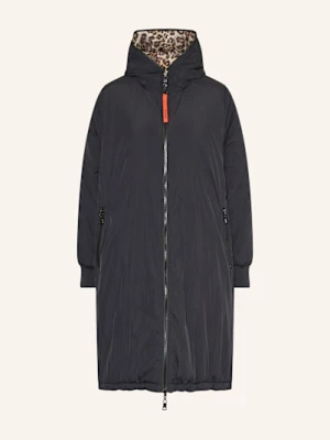 No.1 Como Płaszcz Nora Model Dwustronny schwarz