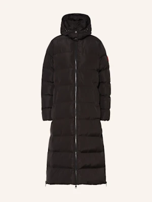 No.1 Como Płaszcz Pikowany Z Odpinanym Kapturem schwarz