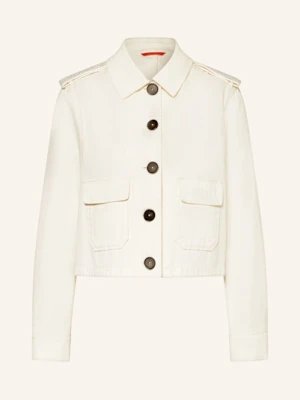 No.1 Como Żakiet Pudełkowy Z Ozdobnymi Kamykami weiss