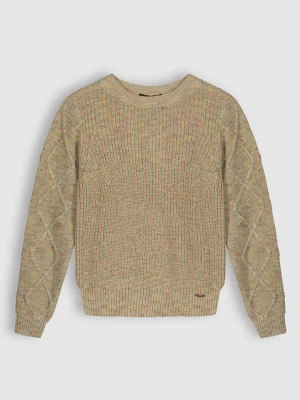 No-bell Sweter w kolorze beżowym rozmiar: 134/140
