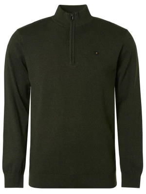 No Excess Sweter w kolorze khaki rozmiar: L