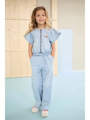 No-No Kombinezon dżinsowy "Sammy" w kolorze błękitnym rozmiar: 134/140