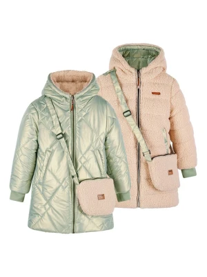 No-No Parka "Betty" w kolorze zielono-beżowym rozmiar: 158/164