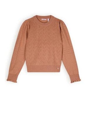 No-No Sweter "Kovas" w kolorze jasnobrązowym rozmiar: 158/164