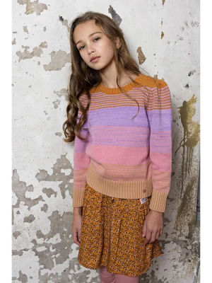 No-No Sweter w kolorze jasnoróżowo-fioletowo-jasnobrązowym rozmiar: 122/128