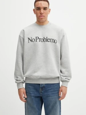 No Problemo bluza męska kolor szary z nadrukiem NP2000204