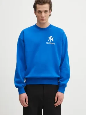 No Problemo bluza NYP Sweatshirt męska kolor niebieski z nadrukiem NP2000603