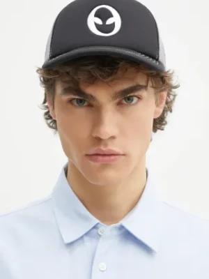 No Problemo czapka z daszkiem Alien-O Trucker Cap kolor czarny gładka NP9001203