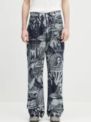 No Problemo jeansy Apocalypse Jacquard Bagi Jean NP3020203