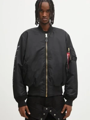 No Problemo kurtka bomber dwustronna No Problemo x Alpha Industries No War MA-1 kolor czarny przejściowa NP7113504