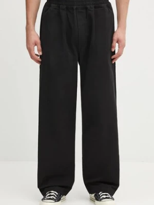 No Problemo spodnie bawełniane Ripstop Work Pant męskie kolor czarny proste NP3011504