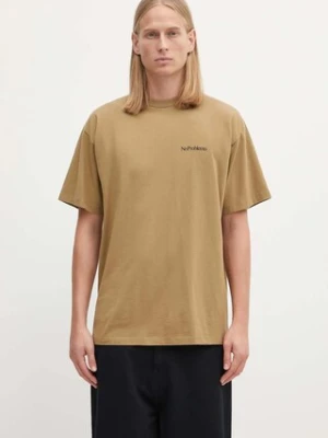 No Problemo t-shirt bawełniany Mini Problemo Tee męski kolor zielony z nadrukiem NP6000904