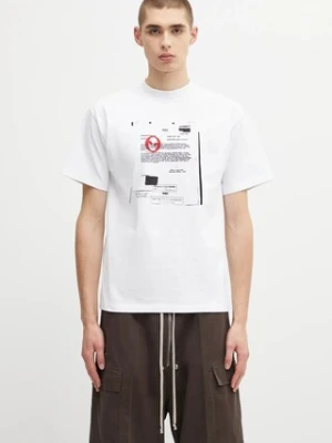 No Problemo t-shirt bawełniany Redacted SS Tee męski kolor biały z nadrukiem NP60001103