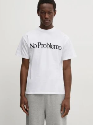 No Problemo t-shirt bawełniany SS Tee kolor biały z nadrukiem NP60002.02