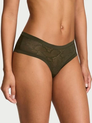 No-Show Majtki z siateczki No-Show Snake Cheeky Victoria's Secret Zielony